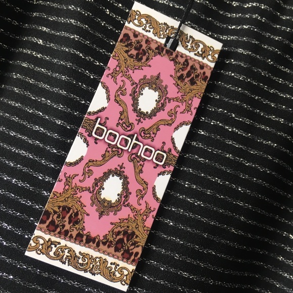 NWT Asos Metallic Black Cami Dress - Picture 8 of 8